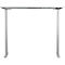 Schäfer Shop Genius Schreibtisch MODENA FLEX, elektrisch höhenverstellbar, Rechteck, T-Fuß, B 1600 x T 800 mm, lichtgrau/weißalu + Memorypanel 