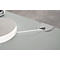Schäfer Shop Genius Schreibtisch MODENA FLEX, elektrisch höhenverstellbar, Rechteck, T-Fuß, B 1600 x T 800 mm, weiß/anthrazit