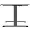 Schäfer Shop Genius Schreibtisch MODENA FLEX, elektrisch höhenverstellbar, Rechteck, T-Fuß, B 1800 x T 800 mm, lichtgrau/anthrazit