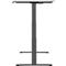 Schäfer Shop Genius Schreibtisch MODENA FLEX, elektrisch höhenverstellbar, Rechteck, T-Fuß, B 1800 x T 800 mm, lichtgrau/anthrazit
