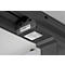 Schäfer Shop Genius Schreibtisch MODENA FLEX, elektrisch höhenverstellbar, Rechteck, T-Fuß, B 1800 x T 800 mm, lichtgrau/anthrazit