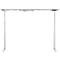 Schäfer Shop Genius Schreibtisch MODENA FLEX, elektrisch höhenverstellbar, Rechteck, T-Fuß, B 1800 x T 800 mm, lichtgrau/weiß