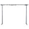 Schäfer Shop Genius Schreibtisch MODENA FLEX, elektrisch höhenverstellbar, Rechteck, T-Fuß, B 1800 x T 800 mm, lichtgrau/weißalu