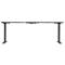 Schäfer Shop Genius Schreibtisch MODENA FLEX, elektrisch höhenverstellbar, Rechteck, T-Fuß, B 1800 x T 800 mm, weiß/anthrazit