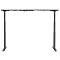 Schäfer Shop Genius Schreibtisch MODENA FLEX, elektrisch höhenverstellbar, Rechteck, T-Fuß, B 1800 x T 800 mm, weiß/anthrazit