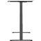Schäfer Shop Genius Schreibtisch MODENA FLEX, elektrisch höhenverstellbar, Rechteck, T-Fuß, B 1800 x T 800 mm, weiß/anthrazit