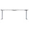 Schäfer Shop Genius Schreibtisch MODENA FLEX, elektrisch höhenverstellbar, Rechteck, T-Fuß, B 1800 x T 800 x H 645-1290 mm, weiß/weißalu