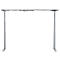 Schäfer Shop Genius Schreibtisch MODENA FLEX, elektrisch höhenverstellbar, Rechteck, T-Fuß, B 1800 x T 800 x H 645-1290 mm, weiß/weißalu