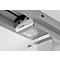 Schäfer Shop Genius Schreibtisch MODENA FLEX, elektrisch höhenverstellbar, Rechteck, T-Fuß, B 1800 x T 800 x H 645-1290 mm, weiß/weißalu