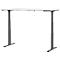 Schäfer Shop Genius Schreibtisch MODENA FLEX, elektrisch höhenverstellbar, Rechteck, T-Fuß, B 2000 x T 800 mm, weiß/anthrazit