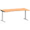Schäfer Shop Genius Schreibtisch MODENA FLEX, mit Cockpitplatte, Buche 