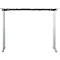 Schäfer Shop Genius Schreibtisch PLANOVA ERGOSTYLE, elektrisch höhenverstellbar, Rechteck, C-Fuß, B 1600 mm, lichtgrau/weißalu 