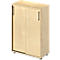 Schäfer Shop Genius schuifdeurkast TETRIS WOOD, 3 OH, B 800 mm, hoogte incl. glijders, ahorn decor