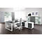 Schäfer Shop Genius Sideboard, 3 Schübe & 2 Türen, Metallgriffe, B 1200 x T 500 mm, Höhe wahlweise 600 oder 720 mm, diverse Dekore 
