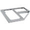 Schäfer Shop Genius stalen sokkel TETRIS WOOD, voor hoekkast B 800 mm, aluminium wit