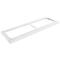 Schäfer Shop Genius stalen sokkel TETRIS WOOD, voor rekken/kasten B 1200 mm, wit