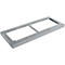 Schäfer Shop Genius stalen sokkel TETRIS WOOD, voor rekken/kasten B 800 mm, aluminium wit