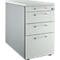 Schäfer Shop Genius Standcontainer 1336, mit Griff eckig, B 435 x H 717 mm, weißalu/lichtrau/lichtgrau