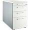 Schäfer Shop Genius Standcontainer 1336, mit Griff eckig, B 435 x H 717 mm, weißalu/weißalu/weiß 