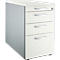 Schäfer Shop Genius Standcontainer 1336, mit Griff rund, B 435 x H 717 mm, weißalu/weißalu/weiß