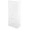 Schäfer Shop Genius TETRIS Archivador de pared, 3 alturas de archivador, 2 cajones, An 800 x P 440 x Al 1880 mm, blanco