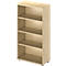 Schäfer Shop Genius TETRIS SOLID boekenkast, spaanplaat, 4 OH, B 800 x D 421 x H 1520 mm, ahorndecor 