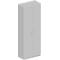 Schäfer Shop Genius TETRIS SOLID kleerkast, 6 ordnerhoogtes, 1 legbord, kledingstang, afsluitbaar, B 800 x D 412 x H 2239 mm, alu wit/lichtgrijs