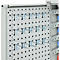 Schäfer Shop Genius tijdschriftenkast, met open vakken, B 1055 x D 520 x H 1950 mm, lichtgrijs