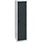 Schäfer Shop Genius vleugeldeurkast FS, staal, met ventilatiegaten, B 545 x D 520 x H 1950 mm, 5 OH, witaluminium/antracietgrijs, tot 250 kg