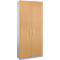 Schäfer Shop Genius Vleugeldeurkast TETRIS SOLID, stalen romp, 6 ordnerhoogten, B 1000 mm, afsluitbaar, beukenpatroon/blank aluminium 