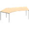 Schäfer Shop Genius Winkelschreibtisch MODENA FLEX 135°, Ansatz links, B 2165 mm, Ahorn
