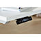 Schäfer Shop Genius Winkelschreibtisch Modena Flex, elektrisch höhenverstellbar, 90° Winkel, T-Fuß, B 2000 mm, weiß/weißalu