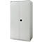 Schäfer Shop Genius zware werkkast FS, plaatstaal, B 1055 x D 620 x H 1950 mm, 5 OH, lichtgrijs, tot 1000 kg