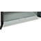 Schäfer Shop Genius zware werkkast FS, plaatstaal, met kijkvenster, B 1055 x D 520 x H 1950 mm, 5 OH, lichtgrijs/antracietgrijs, tot 1000 kg