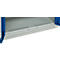 Schäfer Shop Genius zware werkkast FS, plaatstaal, met kijkvenster, B 1055 x D 520 x H 1950 mm, 5 OH, lichtgrijs/gentiaanblauw, tot 1000 kg