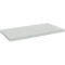 Schäfer Shop Pure Ablegeboden für manuell höhenverstellbare Arbeitstische AST31, Spanplatte, Stärke 25 mm, bis 30 kg, B 740 x T 365 x H 55 mm, lichtgrau
