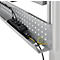 Schäfer Shop Pure Arbeitstisch AST31, elektrisch höhenverstellbar, Melaminplatte, T-Fuß, bis 400 kg, B 1500 x T 800 x H 725-1155 mm, weißaluminium/lichtgrau