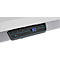 Schäfer Shop Pure Arbeitstisch AST31, elektrisch höhenverstellbar, Melaminplatte, T-Fuß, bis 400 kg, B 750 x T 800 x H 725-1155 mm, weißaluminium/lichtgrau