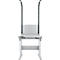 Schäfer Shop Pure Arbeitstisch AST31, elektrisch höhenverstellbar, Melaminplatte, T-Fuß, bis 400 kg, B 750 x T 800 x H 725-1155 mm, weißaluminium/lichtgrau