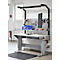 Schäfer Shop Pure Arbeitstisch AST31, elektrisch höhenverstellbar, Multiplex-Platte, T-Fuß, bis 400 kg, B 1500 x T 800 x H 730-1155 mm, weißaluminium/Buche