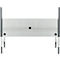 Schäfer Shop Pure Arbeitstisch AST31, manuell höhenverstellbar, Melaminplatte, 4-Fuß, bis 500 kg, B 2000 x T 800 x H 800-1030 mm, lichtgrau/lichtgrau