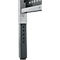 Schäfer Shop Pure Arbeitstisch AST31, manuell höhenverstellbar, Melaminplatte, 4-Fuß, bis 500 kg, B 2000 x T 800 x H 800-1030 mm, weißaluminium/lichtgrau