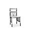 Schäfer Shop Pure Arbeitstisch AST31, manuell höhenverstellbar, Melaminplatte, 4-Fuß, bis 500 kg, B 750 x T 800 x H 800-1030 mm, lichtgrau/lichtgrau