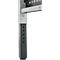 Schäfer Shop Pure Arbeitstisch AST31, manuell höhenverstellbar, Multiplex-Platte, 4-Fuß, bis 500 kg, B 2000 x T 800 x H 805-1035 mm, weißaluminium/Buche