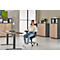 Schäfer Shop Pure Bürostuhl SSI Proline S2, mit Armlehnen, Punkt-Synchronmechanik, Bandscheibensitz, schwarz/schwarz