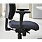 Schäfer Shop Pure bureaustoel SSI Proline P1 ECO, met armleuningen, synchroonmechanisme, tussenwervelschijfzitting, gerecycled kunststof, zwart/antraciet