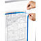 Schäfer Shop Pure Cadre d’affichage magnétique standard SSI, format A4 portrait, 5 p., bleu