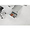 Schäfer Shop Pure Caisson mobile, 3 tiroirs, gorge de préhension latérale, l. 390 x P 590 x H 550 mm, acier gris clair, verrouillable