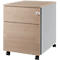 Schäfer Shop Pure Caisson mobile 36, corps en acier, façade en bois, roulettes verrouillables, L 435 x P 565 x H 567 mm, 1 tiroir