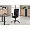Schäfer Shop Pure Chaise de bureau SSI PROLINE P1 Clean, avec accoudoirs, mécanisme synchrone ponctuel, assise avec disques intervertébraux, revêtement antibactérien, noir